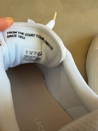 Deportivas Lacoste Blancas Talla 38