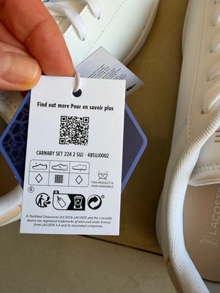 Deportivas Lacoste Blancas Talla 38
