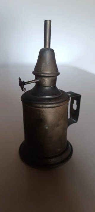 Lámpara de esencia Pigeon original francesa antigu