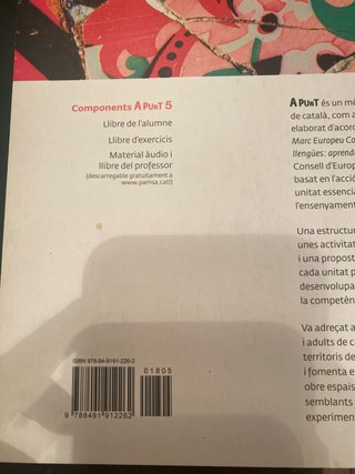 A punt 5, C1 Curs de català : llibre d'exercicis