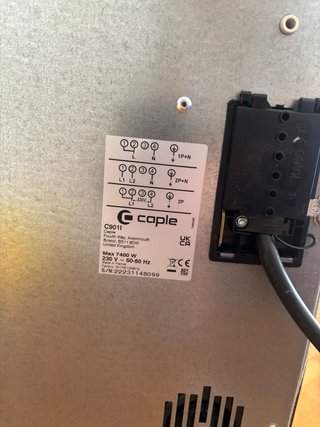 Placa de inducción Caple