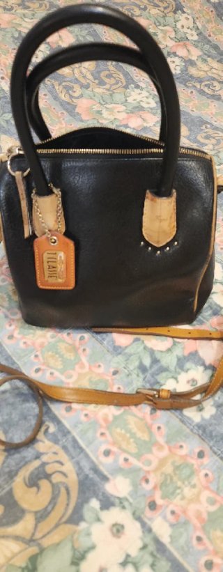 Borsa Alviero Martini nera e marrone