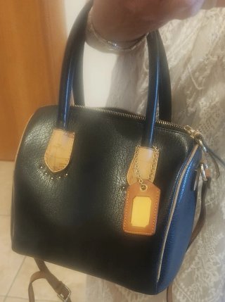 Borsa Alviero Martini nera e marrone