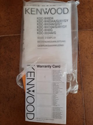 Radio CD Kenwood KDC-W434 MP3 WMA