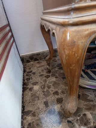 Vitrina/Trinchero Clásico Madera y Cristal
