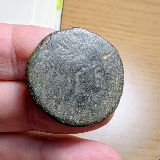 Moneda íbera Arse 130-80 a.C.