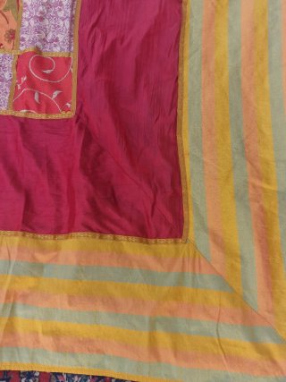 Telo Patchwork Arancione e Rosso