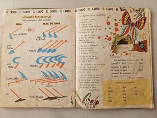 Libro escolar antiguo Lengua 2o (1966)
