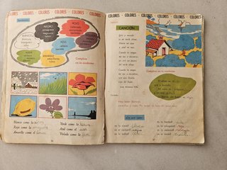 Libro escolar antiguo Lengua 2o (1966)