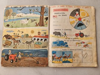 Libro escolar antiguo Lengua 2o (1966)