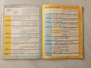 Libro escolar antiguo Lengua 2o (1966)