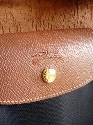 Borsa Longchamp Nera e Marrone Nuova L
