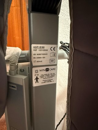 Grúa eléctrica Winncare HOP E-150 + Arnés