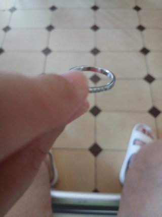 Anello con pietra argento