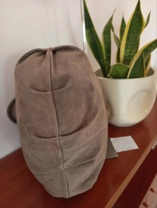 Borsa Artigianale in Camoscio Marrone