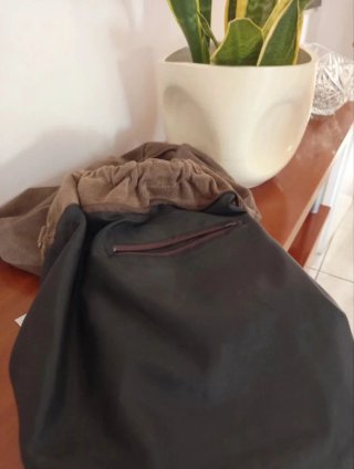Borsa Artigianale in Camoscio Marrone