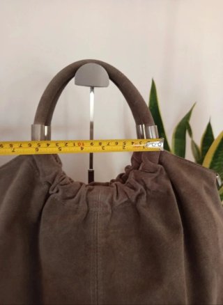Borsa Artigianale in Camoscio Marrone