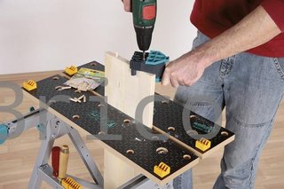 Banco de trabajo plegable MASTER 200 con sujeción 180 kg