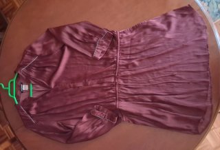 Vestido camisero manga 3/4