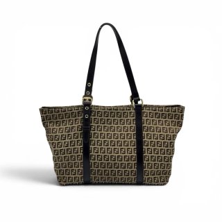 Borsa Fendi Tela FF Zucchino