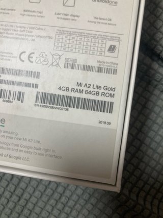 Xiaomi Mi A2 Lite