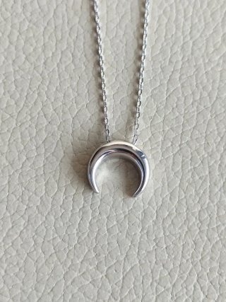 Collar Plata 925 Luna Creciente chica nuevo