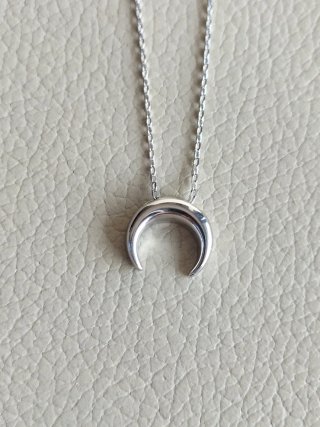 Collar Plata 925 Luna Creciente chica nuevo
