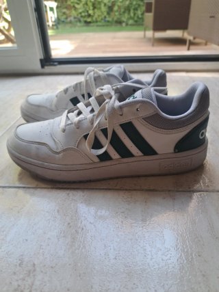 Zapatillas Niño Adidas Blancas y Verdes