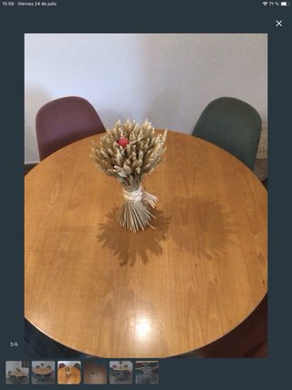 Mesa Comedor Madera y Metal stua