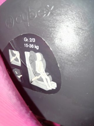 Silla coche Cybex rosa