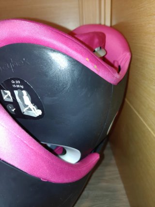 Silla coche Cybex rosa