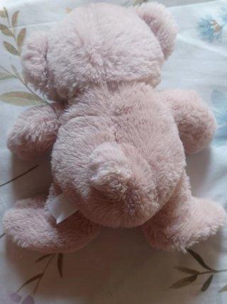 Peluche oso rosa suave