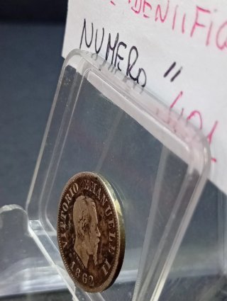50 Centesimi Stemma 1862 Napoli