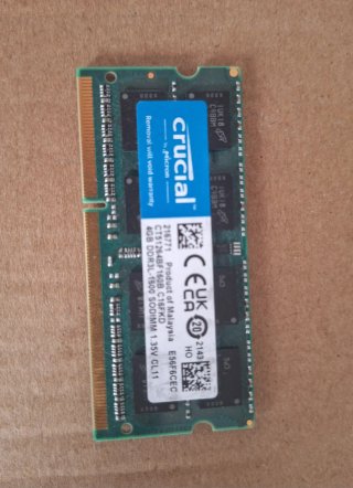 Crucial 4GB DDR3L SODIMM RAM