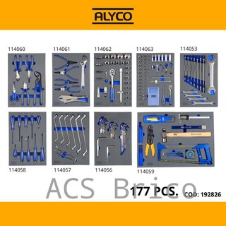 Carro Herramientas 177 Piezas Alyco 192826