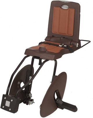 Silla Junior Bobike per Bici Marrone