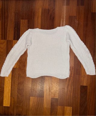 Maglione bianco taglia unica