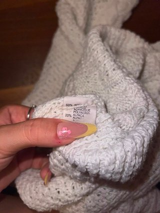 Maglione bianco taglia unica