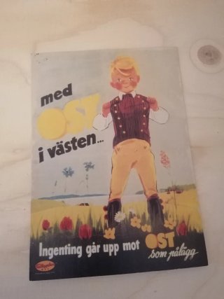 2 Postales Publicidad Sueca Vintage