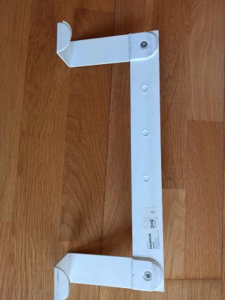 Perchero de puerta blanco