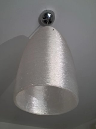 Lampadario moderno effetto vetro e metallo