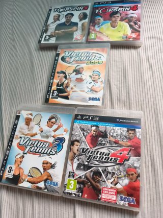 Juegos PS3: Virtua Tennis 3, 4 y Top Spin 3, 4