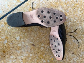 Scarpe Dario Lepori in vera pelle nere