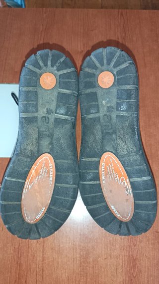 Botas de caña baja moradas
