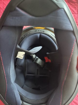 Casco de moto blanco integral