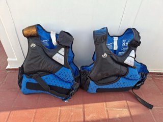 Kayak hinchable naranja
