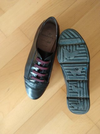 Zapatos Wonders Mujer Talla 37 Negros