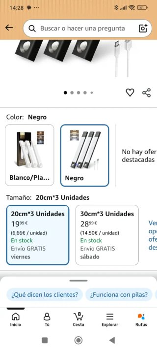 3 Luces LED