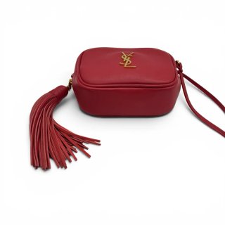 Yves Saint Laurent Borsa Lou Mini Camera Bag Rossa