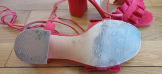 Sandalias Rojas Tacon